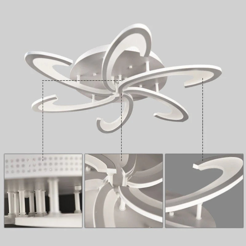 Modern Acrylic Ceiling Lamp for Bedroom and Dining Room - Chic & Cheery Shopping