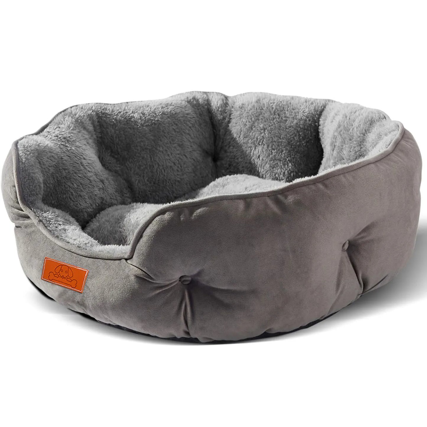 Soft Washable Pet Bed for Small and Large Pets Grey 50 cm - Chic & Cheery Shopping