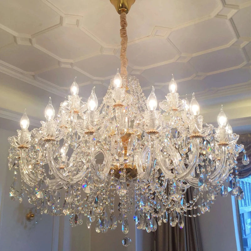 Luxury Crystal Chandeliers for Elegant Living Room Lighting - Chic & Cheery Shopping