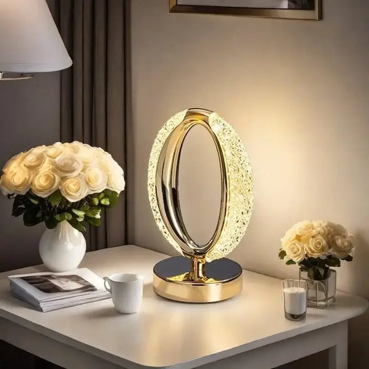 Cordless Crystal Touch Sensor Lamp with Dimmable LED Light - Chic & Cheery Shopping