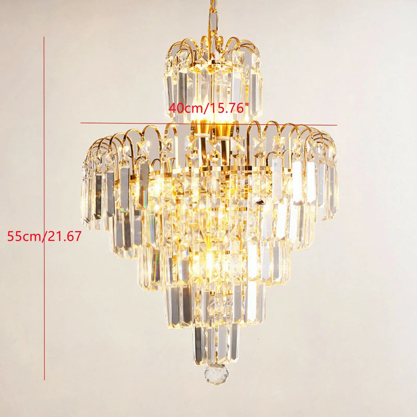 Luxury Crystal Pendant Chandelier Modern Ceiling Light - Chic & Cheery Shopping