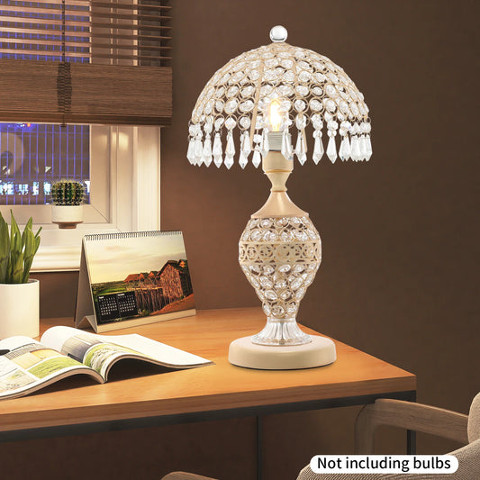 Elegant Gold Crystal Night Lamp for Modern Bedrooms - Chic & Cheery Shopping