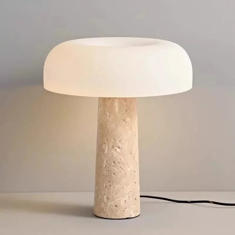 Nordic Design Mushroom Stone Table Lamp for Bedroom Decor - Chic & Cheery Shopping