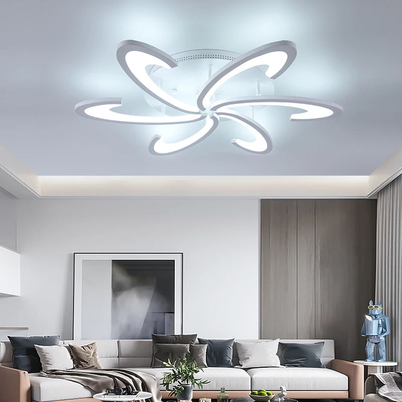 Modern LED Ceiling Lamp Dimmable Acrylic Chandelier Light - Chic & Cheery Shopping