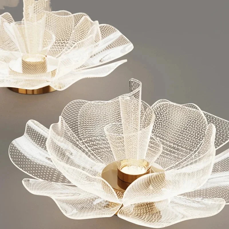 Luxurious LED Flower Design Ceiling Light for Bedroom - Chic & Cheery Shopping