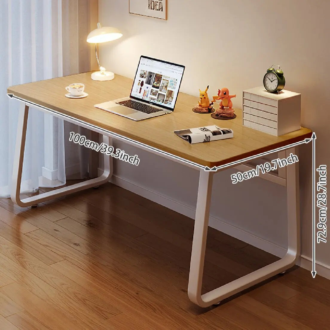 Modern White Computer Desk for Home Office and Study - Chic & Cheery Shopping