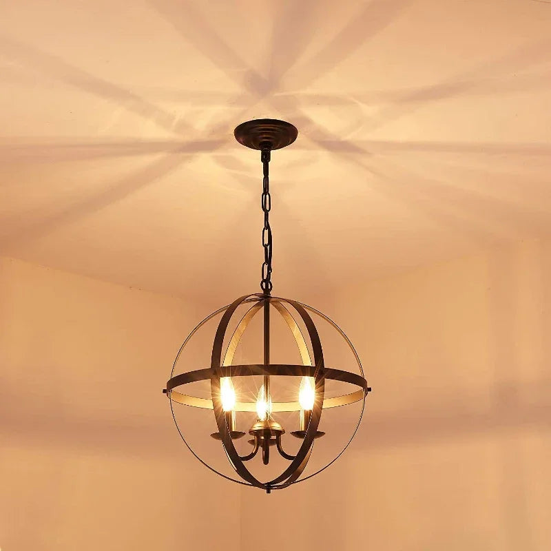 Vintage Black Pendant Light Chandelier for Dining Room - Chic & Cheery Shopping