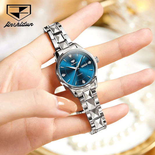 JSDUN Women's Waterproof Automatic Mechanical Watch - Chic & Cheery Shopping