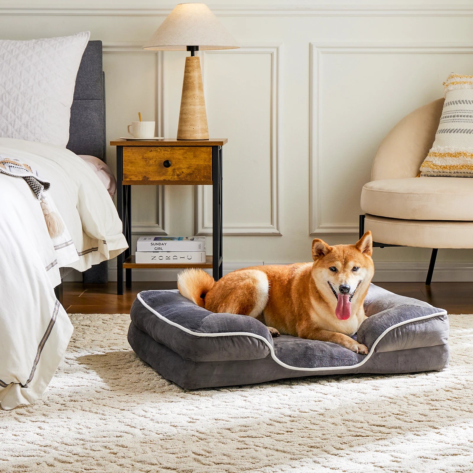 JHK Orthopedic Memory Foam Dog Bed for Small Pets - Chic & Cheery Shopping