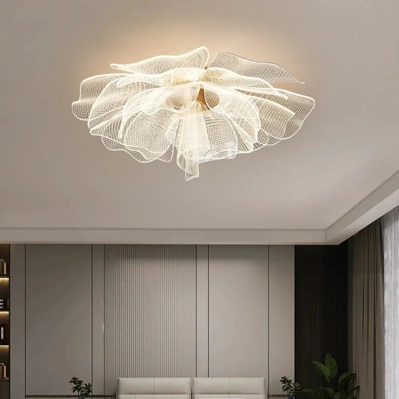 Luxurious LED Flower Design Ceiling Light for Bedroom - Chic & Cheery Shopping