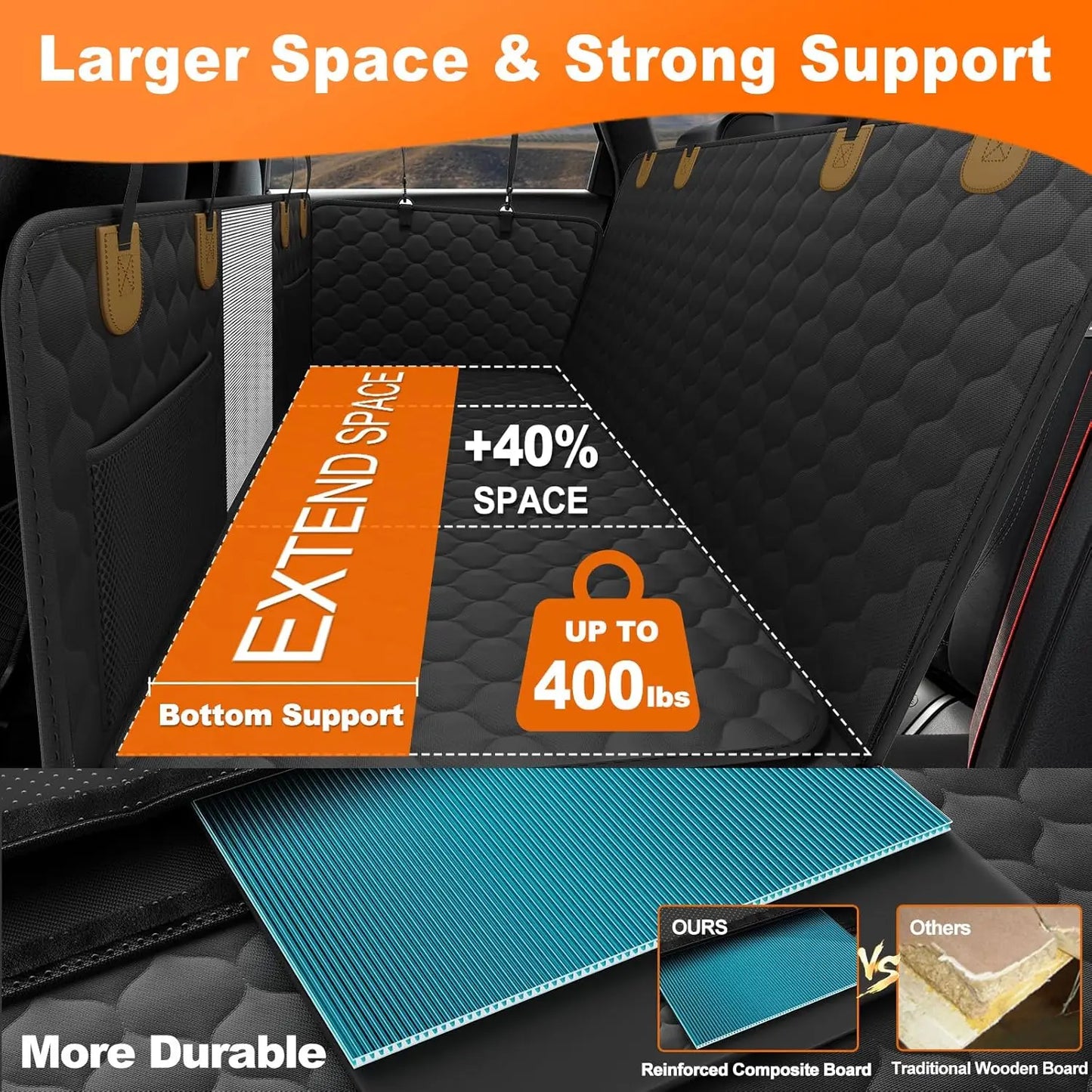 Waterproof Foldable Dog Car Seat Safety Hammock Protector - Chic & Cheery Shopping