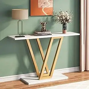 Industrial Console Table for Entryway and Living Room - Chic & Cheery Shopping