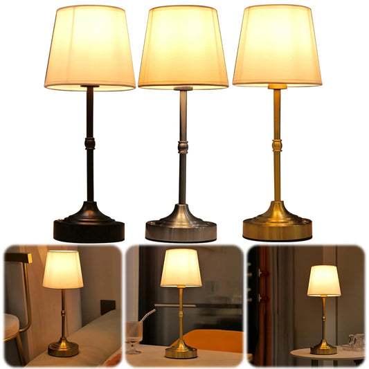Dimmable Rechargeable Touch Control Table Lamp for Bedroom - Chic & Cheery Shopping