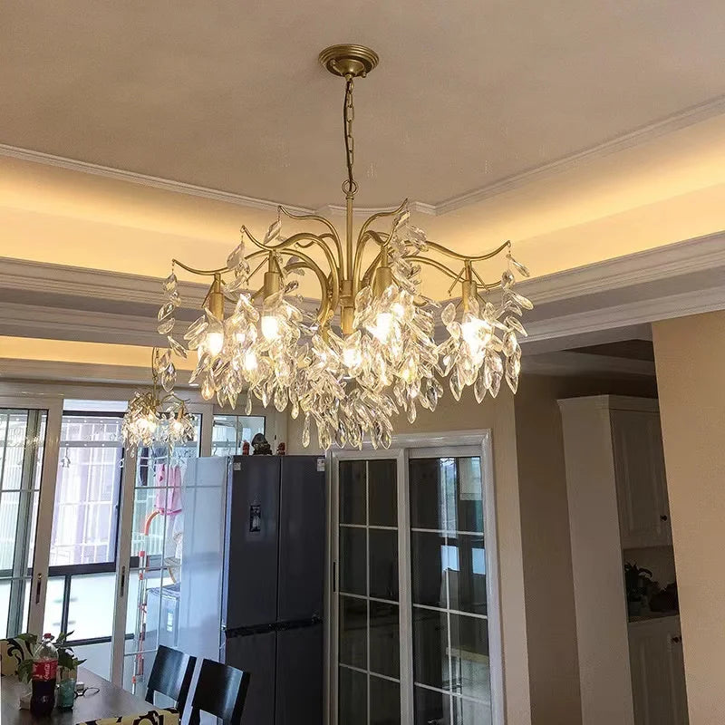Luxury Crystal Ceiling Chandelier for Elegant Home Decor - Chic & Cheery Shopping
