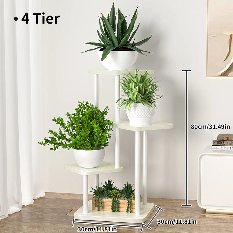 Metal Plant Stand and Flower Shelf Organizer 4 to 6 Tiers - Chic & Cheery Shopping