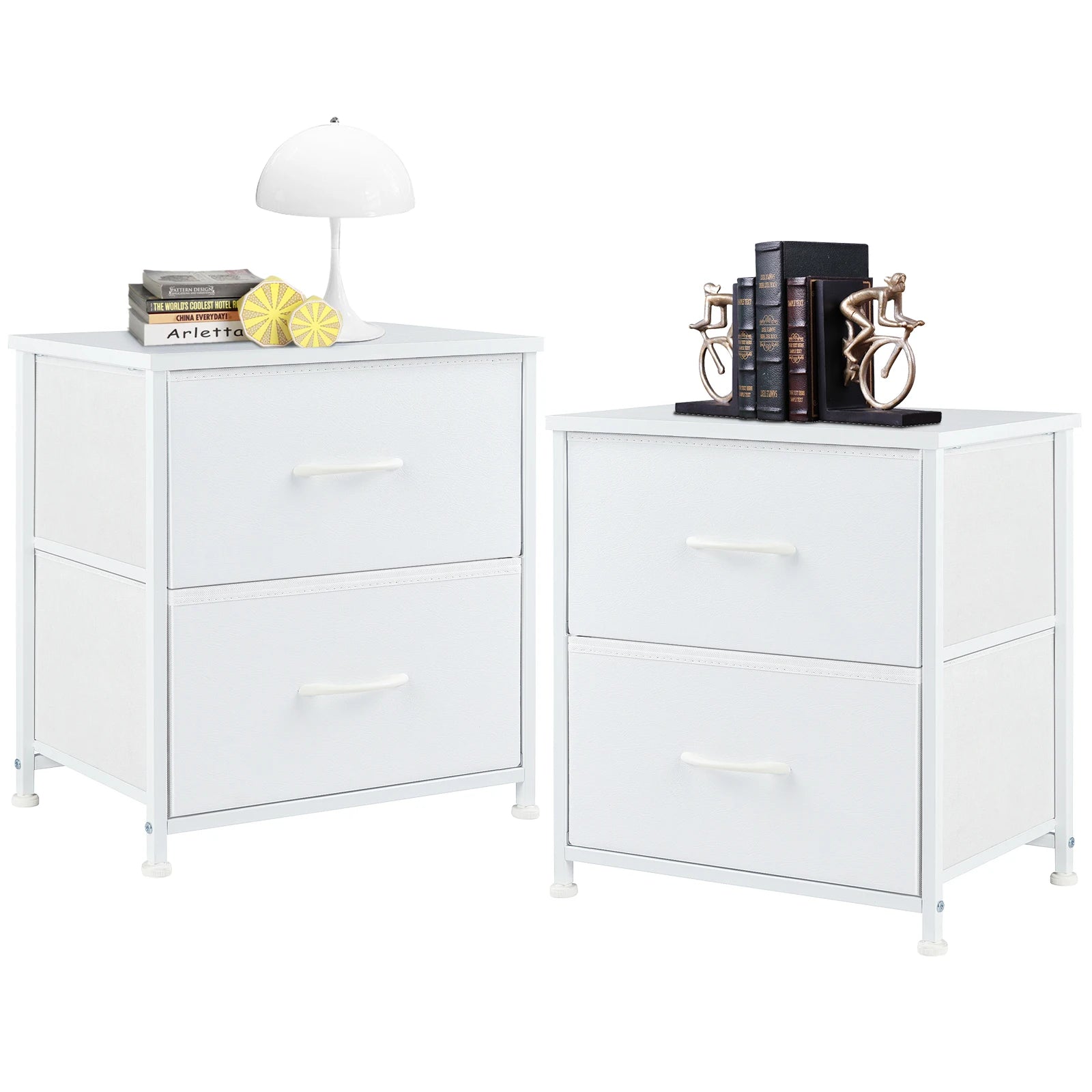 Modern JHK Living Room Cabinet Set with Fabric Drawers - Chic & Cheery Shopping