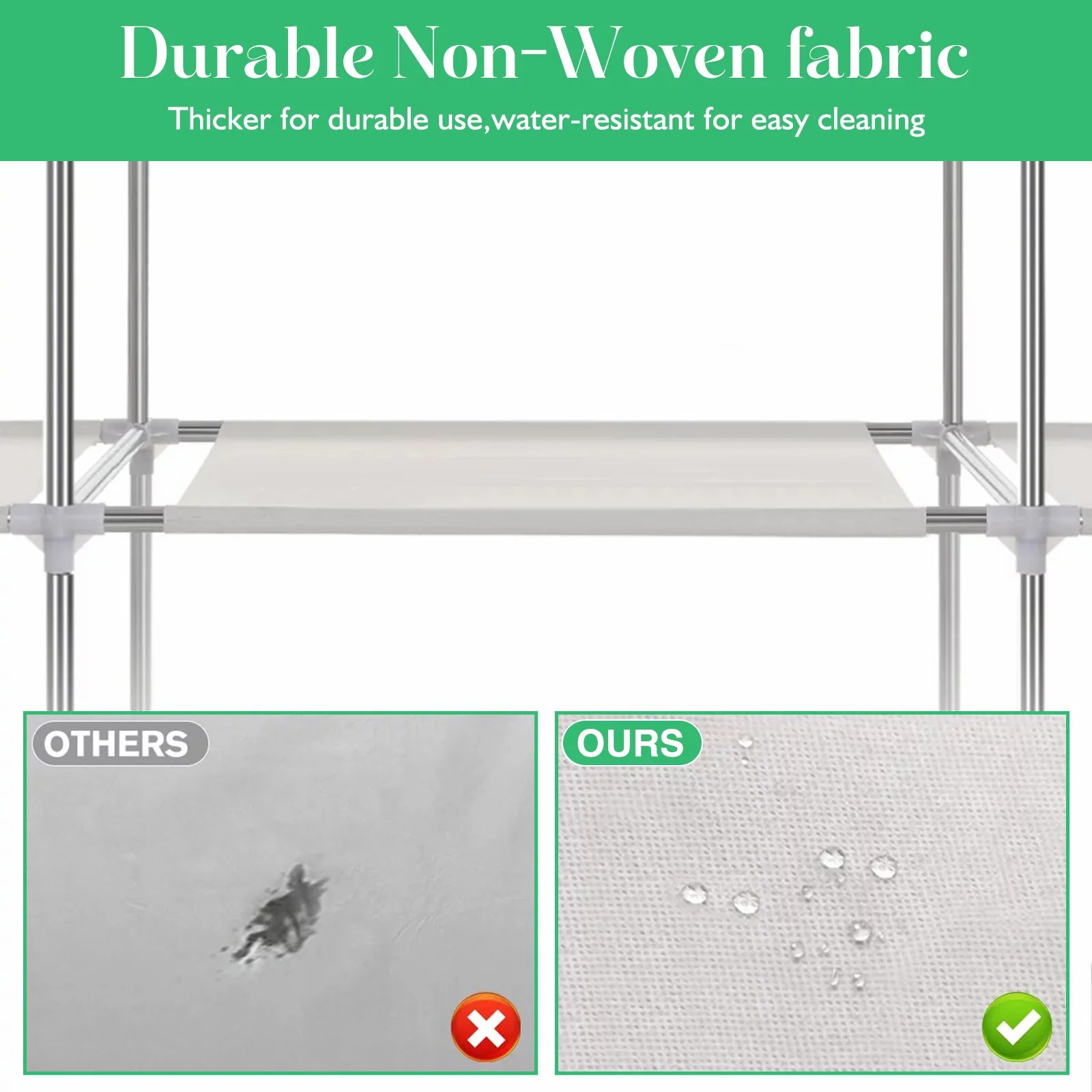 Portable Closet Organizer Rack for Clothes and Shoes - Chic & Cheery Shopping