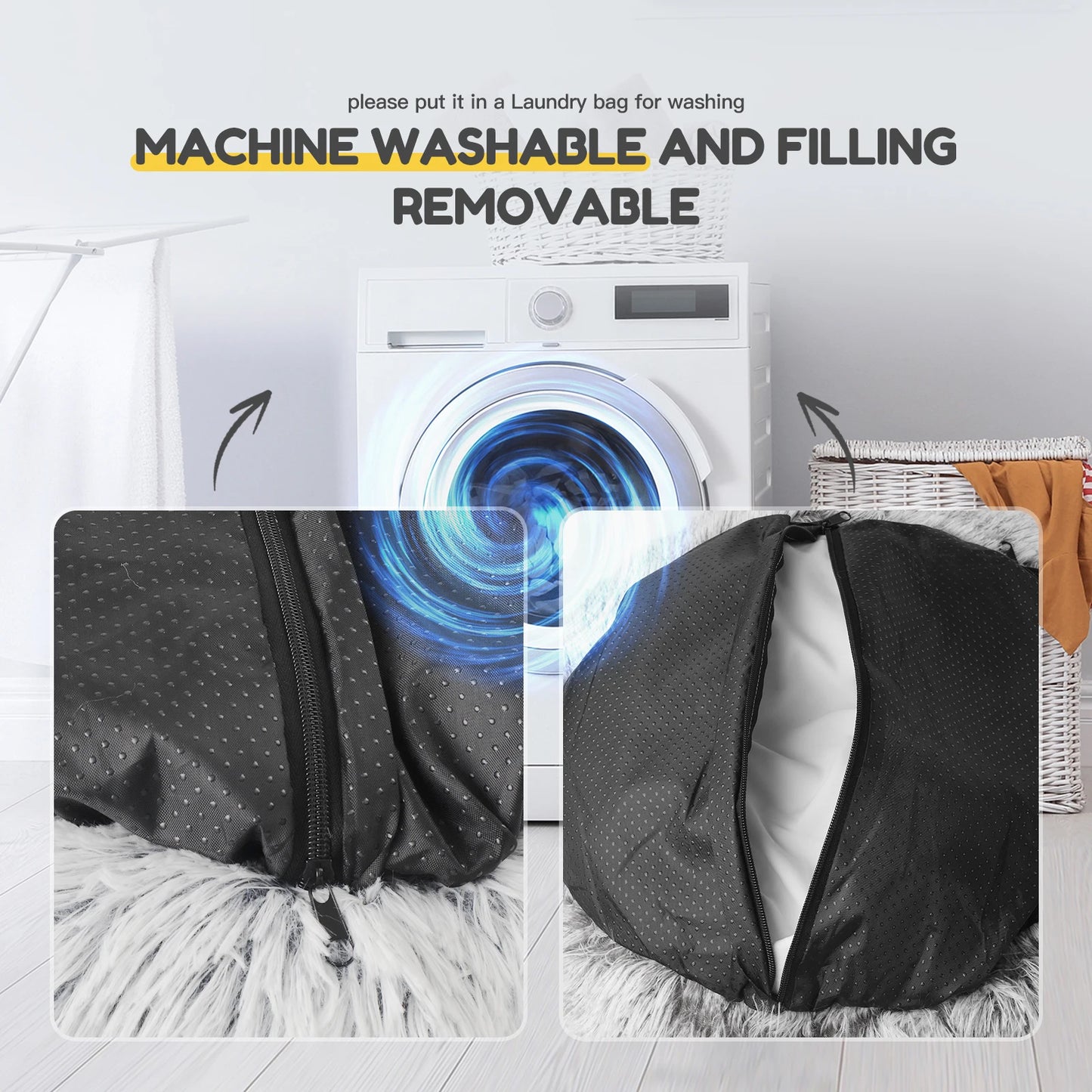 Cozy Plush Hooded Cat Bed Cave for Indoor Cats - Chic & Cheery Shopping