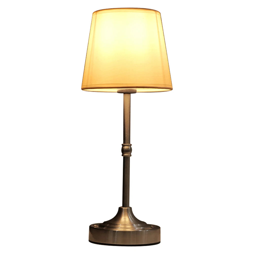Dimmable Rechargeable Metal Table Lamp for Bedroom Atmosphere - Chic & Cheery Shopping