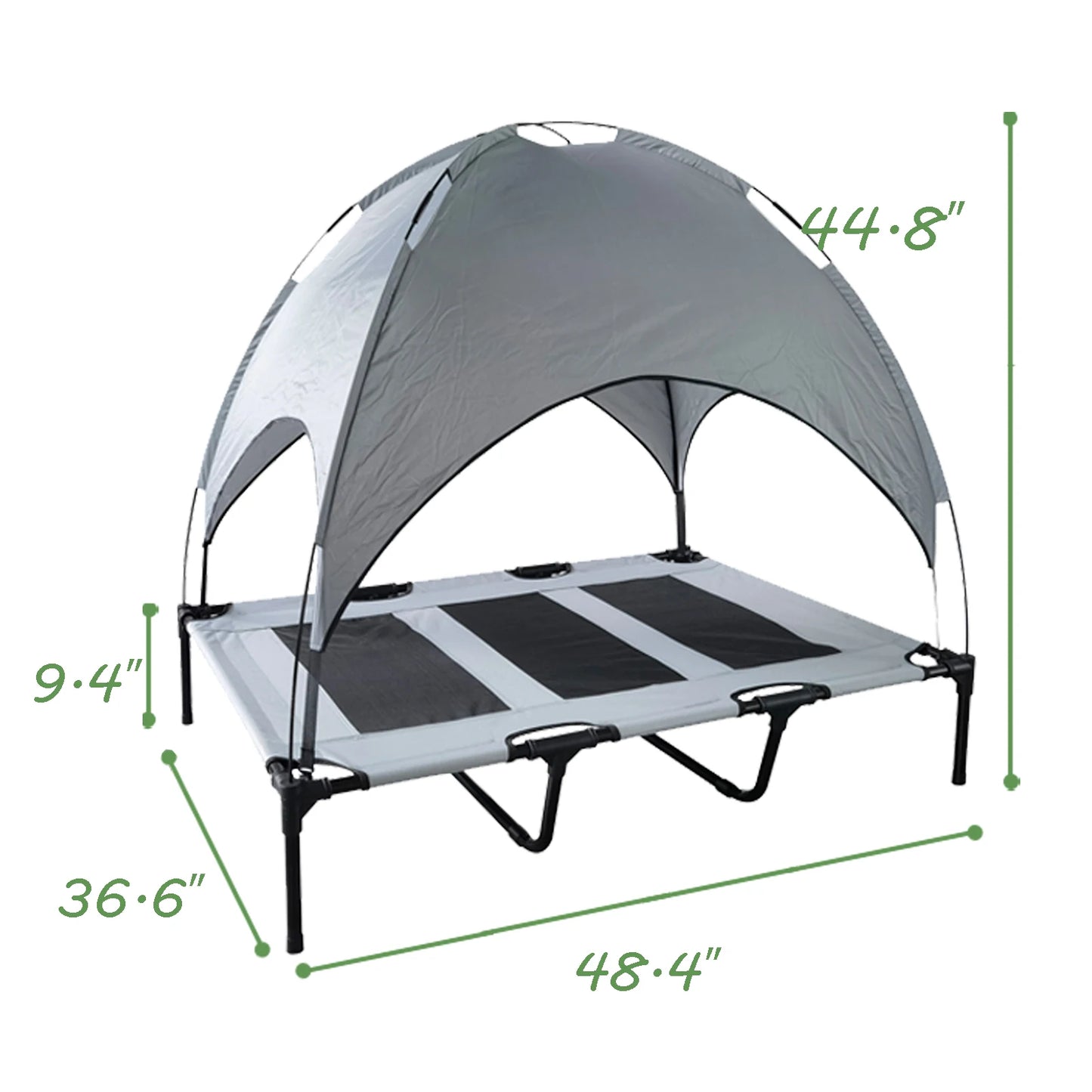 Elevated Dog Bed with Canopy for Indoor and Outdoor Use - Chic & Cheery Shopping