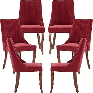 Modern Velvet Dining Chairs Set of 6 for Kitchen and Dining - Chic & Cheery Shopping