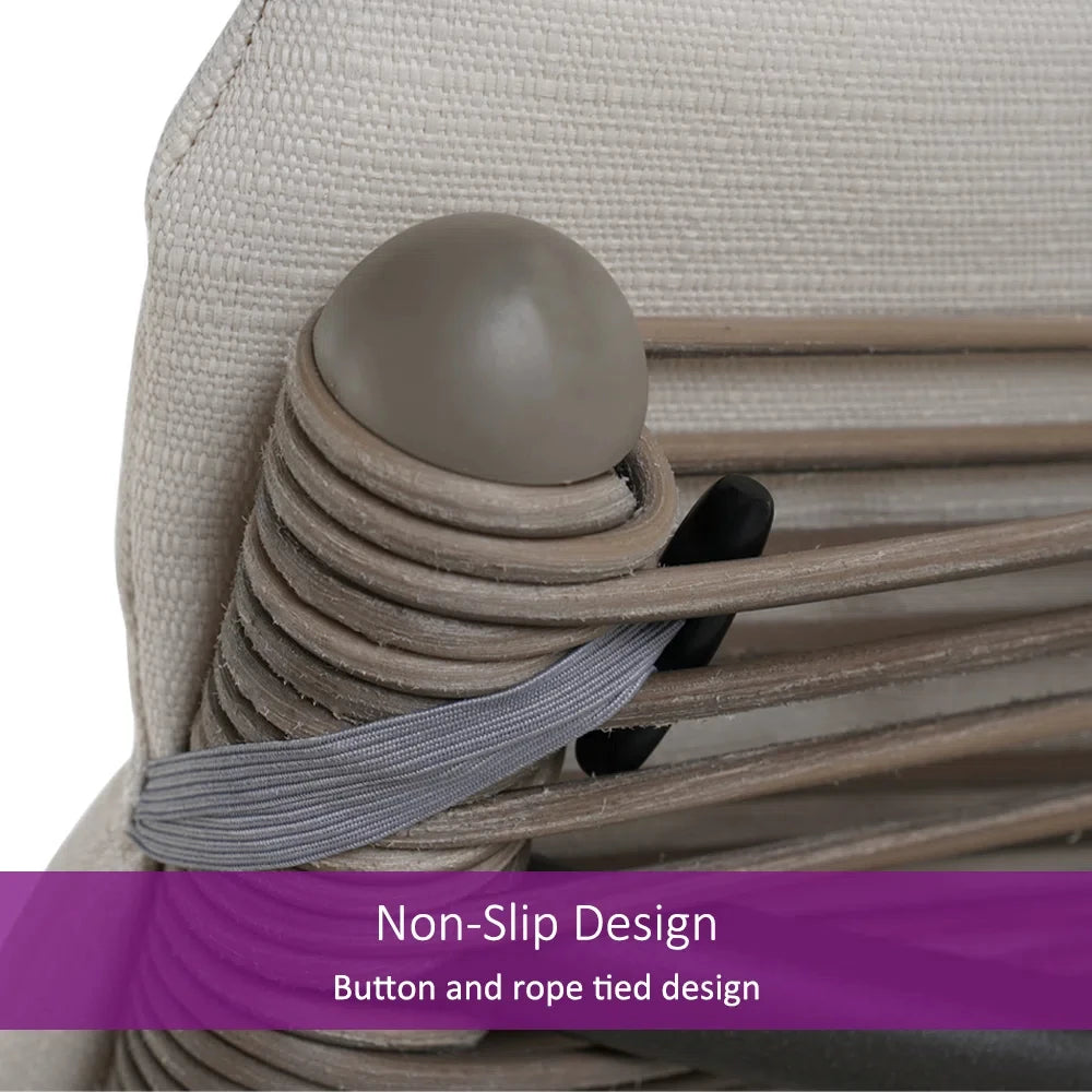 Outdoor Chaise Lounge Sunbathing Chair with Wicker Cushion - Chic & Cheery Shopping