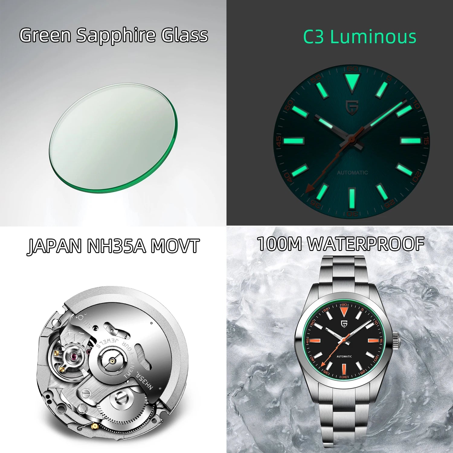 Pagani Design Z-Blue Men's Luxury Automatic Mechanical Watch - Chic & Cheery Shopping