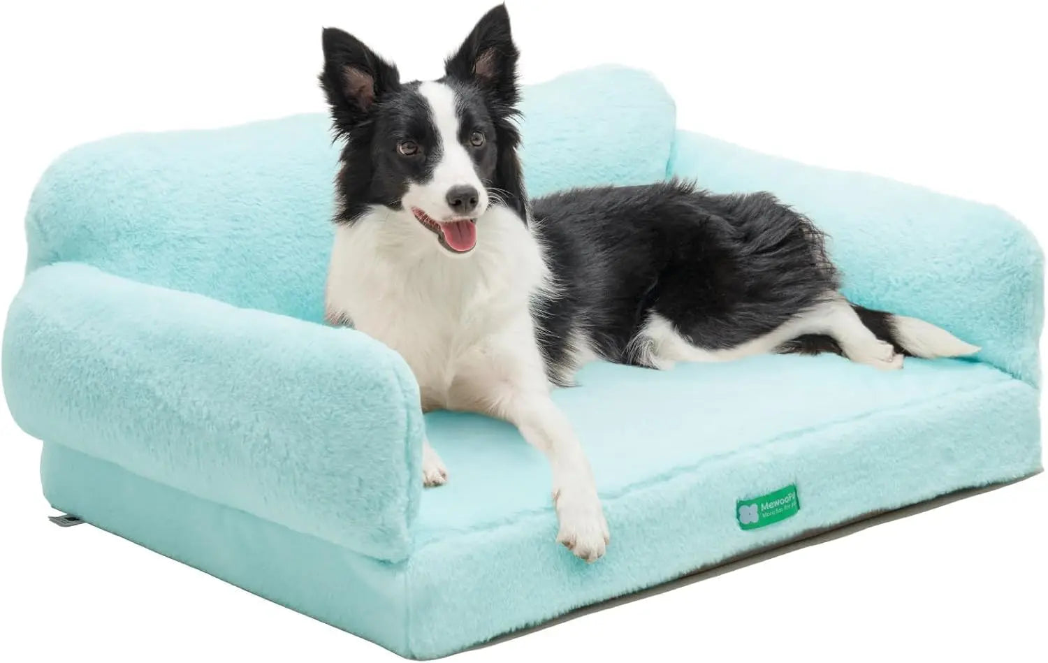 MewooFun Large Blue Dog Bed Sofa with Removable Cover - Chic & Cheery Shopping