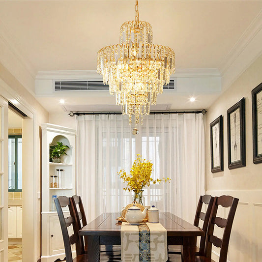 Luxury Crystal Pendant Chandelier Modern Ceiling Light - Chic & Cheery Shopping