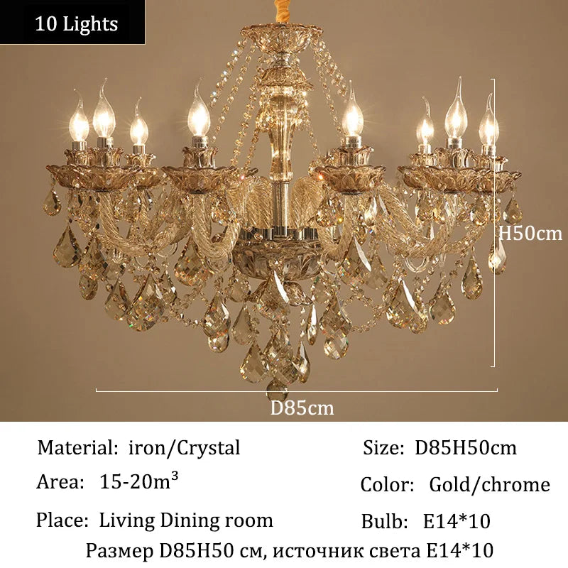 Luxury Crystal Chandeliers for Elegant Living Room Lighting - Chic & Cheery Shopping