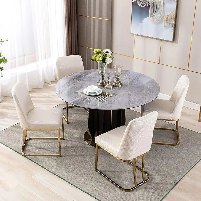 Modern Dining Chairs Set of 4 Upholstered Kitchen Chairs - Chic & Cheery Shopping