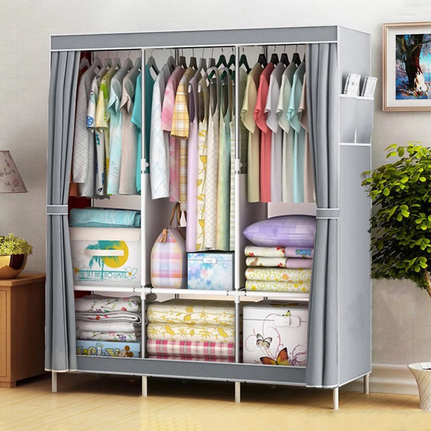 Portable Closet Organizer Rack for Clothes and Shoes - Chic & Cheery Shopping