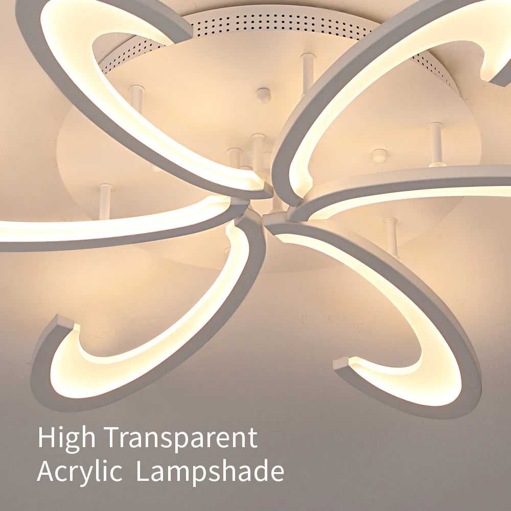Modern Acrylic Ceiling Lamp for Bedroom and Dining Room - Chic & Cheery Shopping