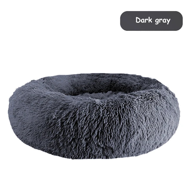 Warm Plush Donut Dog Bed for Small and Large Pets - Chic & Cheery Shopping