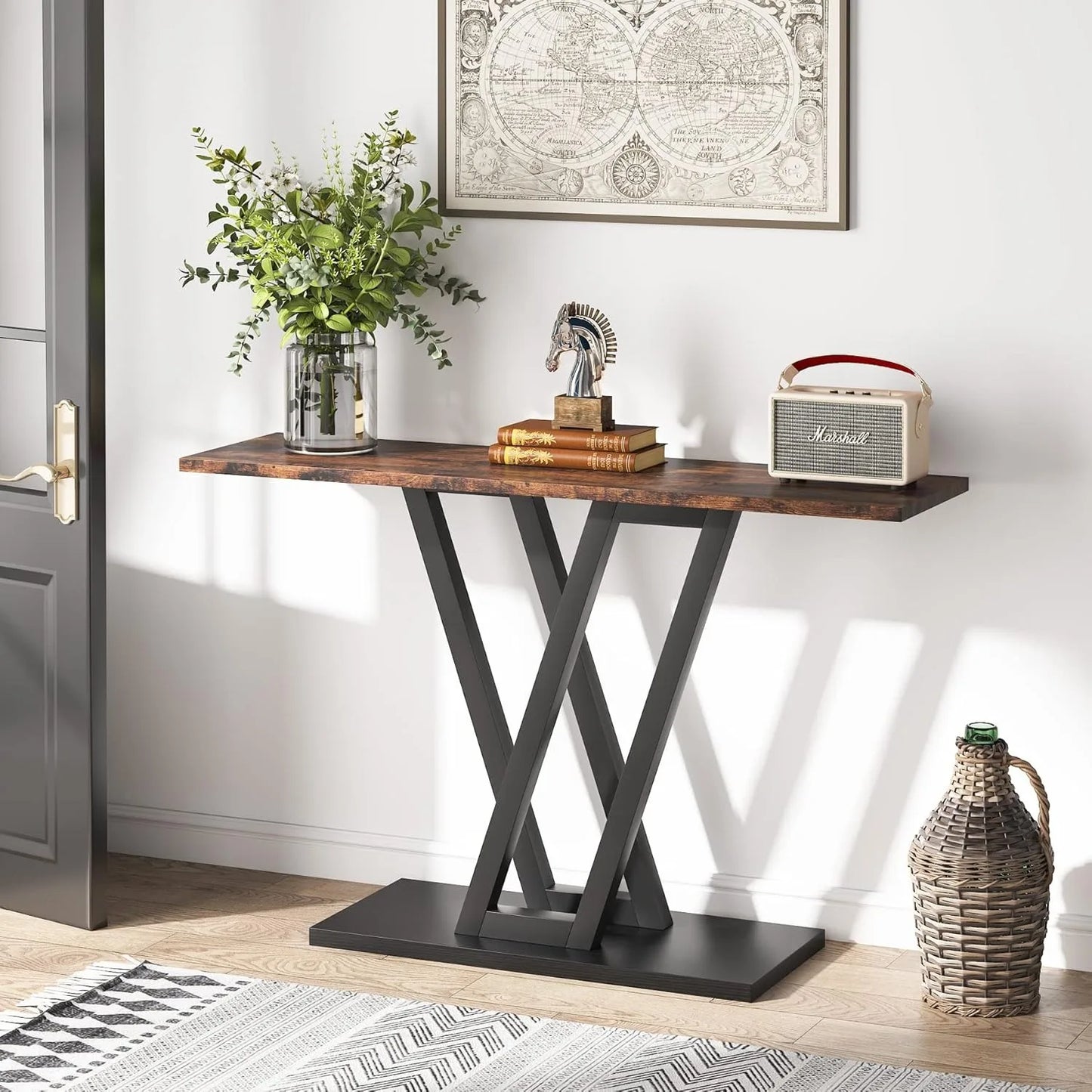 Industrial Console Table for Entryway and Living Room - Chic & Cheery Shopping
