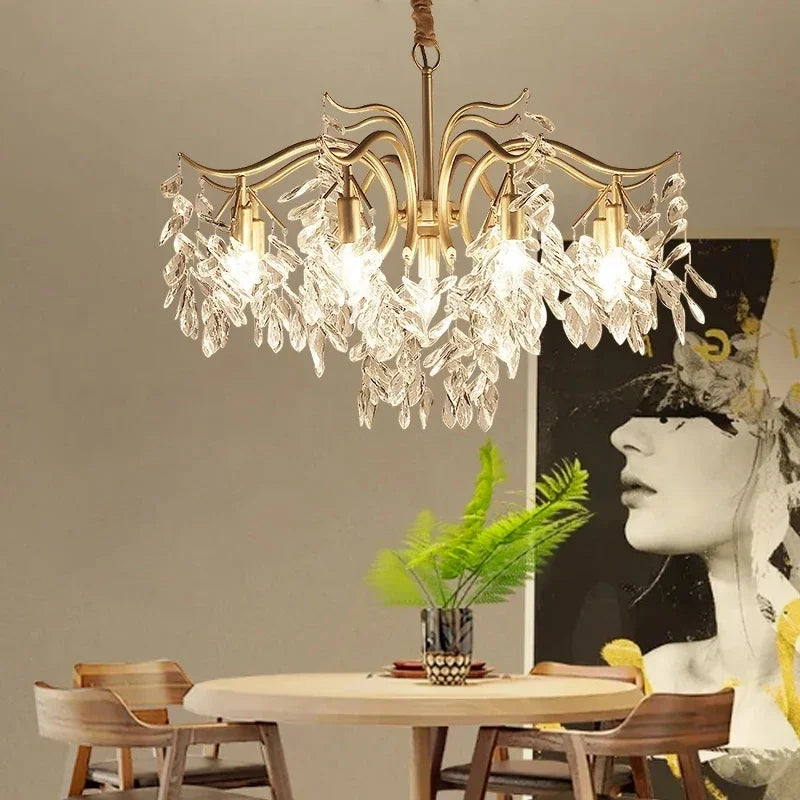 Luxury Crystal Ceiling Chandelier for Elegant Home Decor - Chic & Cheery Shopping