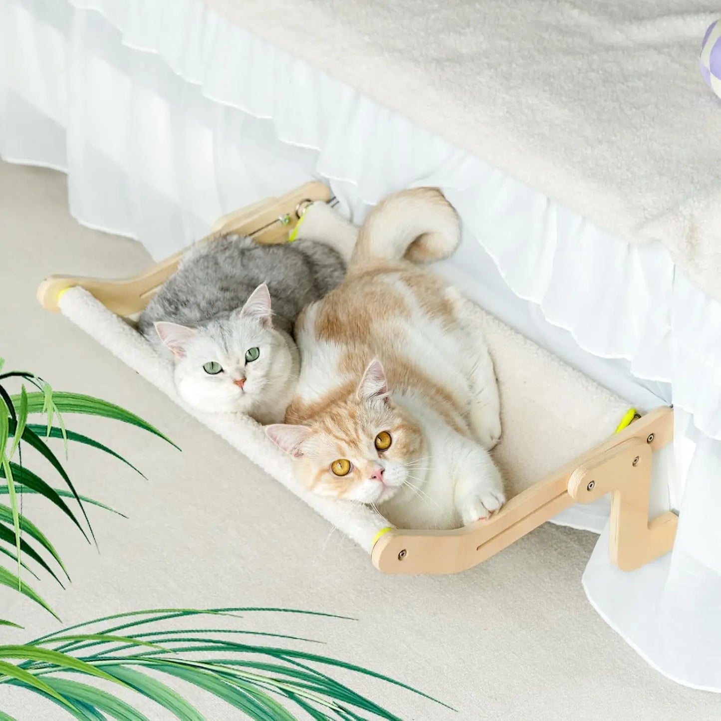 MewooFun Cat Window Perch Hammock Seat Large Beige - Chic & Cheery Shopping