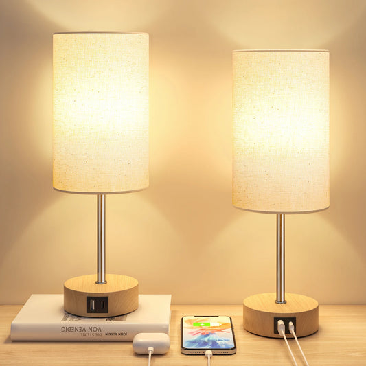 2 Pack 14 Inch Dimmable Touch Control Table Lamps - Chic & Cheery Shopping