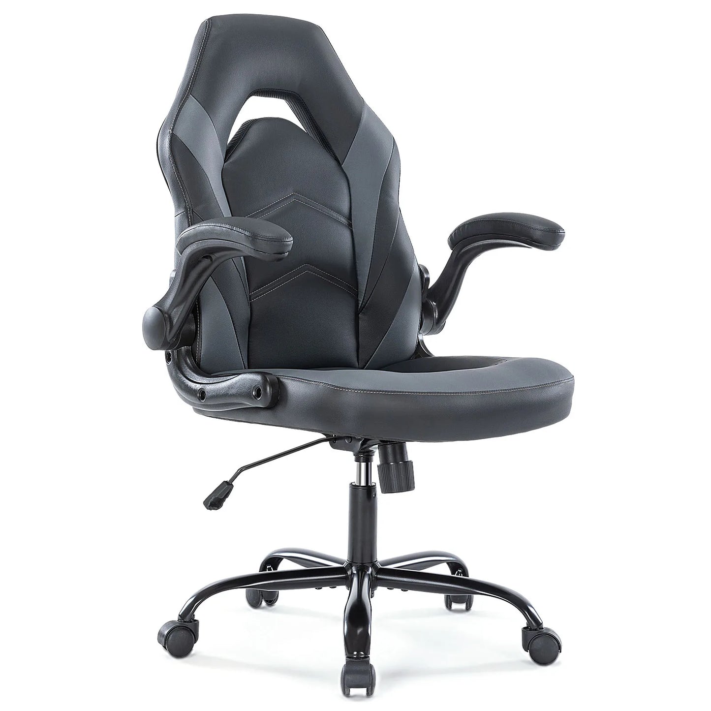 JHK Adjustable Ergonomic PU Leather Gaming Desk Chair - Chic & Cheery Shopping