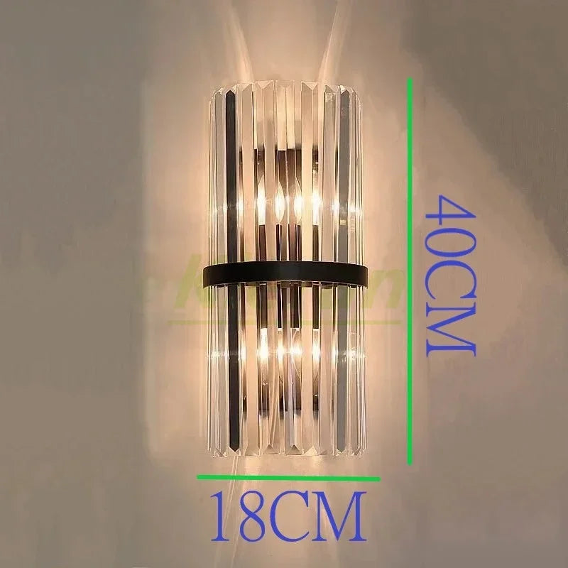 Modern Crystal LED Wall Lamp for Home Decor and Lighting - Chic & Cheery Shopping