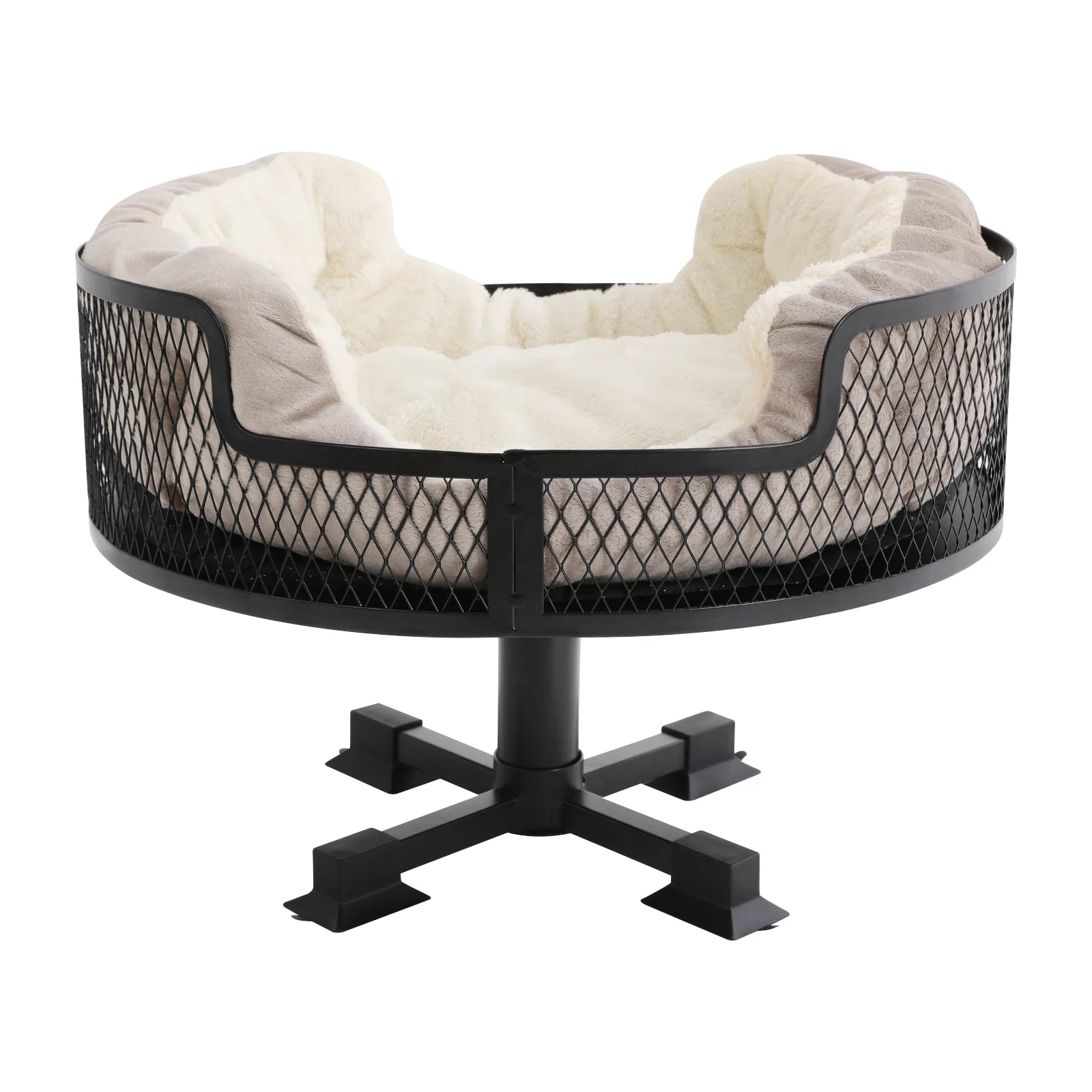 Portable Stainless Steel Elevated Cat Bed for Small Pets - Chic & Cheery Shopping